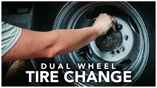 TUTORIAL How To Change a Trailer Tire  Dual Wheel Application [upl. by Countess29]