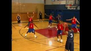 Morgan Wootten basketball122 zone offense [upl. by Arimlede]