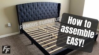 How to assemble a platform bed [upl. by Rosella63]