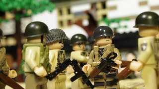 LEGO WW2 NORMANDY DDAY AIRBORNE ASSAULT  Band of brothers lego film [upl. by Bouchard]