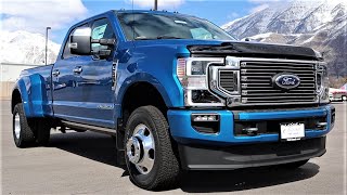 2021 Ford F350 Platinum Dually A Truck More Expensive Than Your First House [upl. by Verdha791]