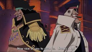 Shiryu Joins Blackbeards Crew  One Piece Epic Moment [upl. by Adnouqal]