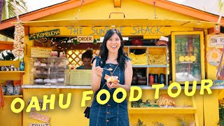 Where YOU MUST EAT in Hawaii 10 incredibly delicious spots  Hawaiian Food Tour Oahu [upl. by Hastie221]