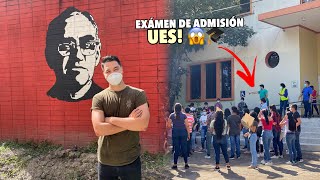 Así se vivió el EXAMEN de ADMISIÓN de la UES 😱 ¿Que tan difícil es 🤔 [upl. by Naejamron]