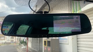 Retroviseur dashcam camera recul hd installation [upl. by Snah620]