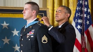 Staff Sgt Ryan Pitts Receives the Medal of Honor [upl. by Htenywg]