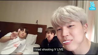 ENGSUB BTS Live Eat Jin Jimin Jungkook [upl. by Dnaleel]