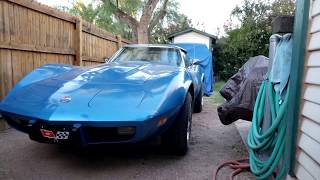 1976 C3 Corvette  Rear Composite Mono Spring Installation [upl. by Gamages]