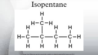 Isopentane [upl. by Intruoc]