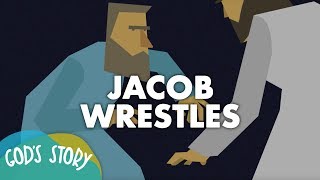 Gods Story Jacob Wrestles [upl. by Llehsar]