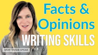 Facts and Opinions  English Writing Skills [upl. by Madaras]