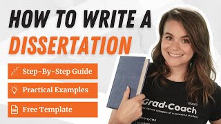 How To Write A Dissertation Or Thesis  8 Step Tutorial  Examples [upl. by Toy]