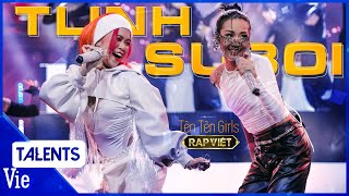 SUBOI  TLINH cháy gắt đêm chung kết Rap Việt với quotTÈN TÈN GIRLSquot Wowy thốt quotcháy bỏng tayquot [upl. by Drahsir556]