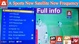 A Sports frequency Apstar 2024 How to add frequency in satellite Receiver [upl. by Ecilahs]