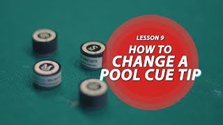 Billiards Tutorial How to Change a Pool Cue Tip [upl. by Ruy272]