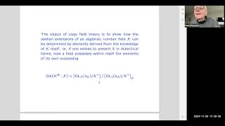 FROM CLASS FIELD THEORY TO ZETA SPECTRAL TRIPLES [upl. by Eelirak414]