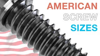 American Screw Sizes Explained [upl. by Attenoj]