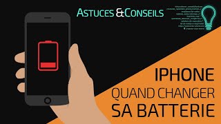 Quand changer la batterie de son iPhone  Astuces 🔋 [upl. by Polinski]