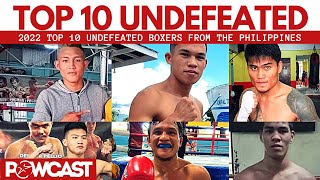 TOP 10 UNDEFEATED PHILIPPINE BOXERS OF 2022 [upl. by Jacobah]