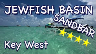 Key west Jewfish Basin Sandbar boat ride [upl. by Rubliw951]