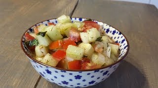 Salad Persian Salad Shirazi سالاد شیرازی [upl. by Kinom827]