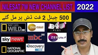 Nilesat 7W Latest Channel List Update Today  7w Nilesat [upl. by Cacie]