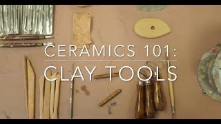 Ceramics 101 Clay Tools [upl. by Nonnaer]