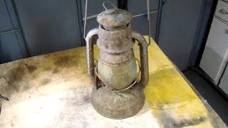 1930s Dietz quotLittle Wizardquot Lantern Restoration [upl. by Darwin]