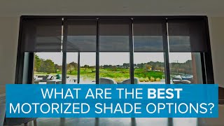 What are the Best Motorized Shade Options [upl. by Ynoffit]