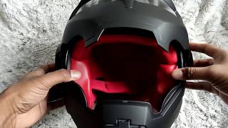 Casque de Moto Ironman [upl. by Enymzaj958]