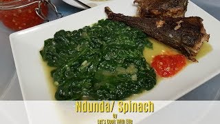 Easy Way To Make Spinach Légume VertsCongolese Food [upl. by Sivraj820]