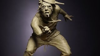 Sculpting maquette in clay FULL VIDEO [upl. by Siger502]