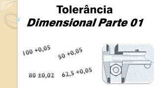 Tolerância Dimensional  Parte 01 Aula de Metrologia [upl. by Danyelle]