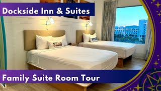 Universal Orlando Dockside Inn and Suites Family Suite Hotel Room Tour [upl. by Eelyr]