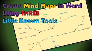 Create A Mind Map In Microsoft Word Using 3 Little Known Tools [upl. by Jolyn499]