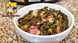 Southern Collard Greens  Crock Pot Recipe [upl. by Leandra]