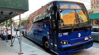 MTA Bus  Onboard 2021 Prevost X345 On The QM10 From Midtown To Rego Park [upl. by Yelyk]