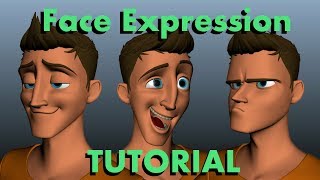 Face ExpressionTutorial Maya 2018 [upl. by Annam]