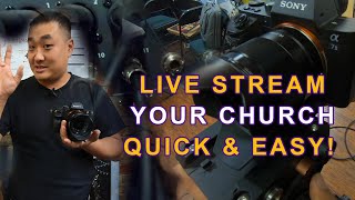 How to Live Stream your church service EASY [upl. by Herzberg]