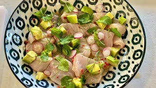 Deliciously Simple Kingfish Ceviche [upl. by Stearne]