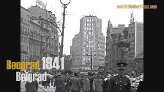 Belgrad 1941  Beograd  Belgrade  German Occupation [upl. by Tabor651]