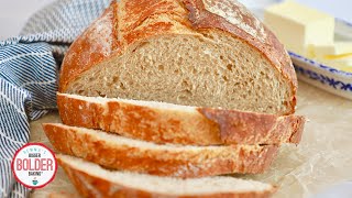 5Ingredient Artisanal Bread Recipe for Beginners [upl. by Einahpehs]