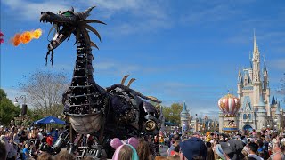 Disneys Magic Kingdom Parades Festival of Fantasy amp Mickeys Christmas Parade  Walt Disney World [upl. by Boony]