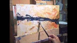 Abstract oil painting technique [upl. by Codd]