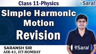 Simple Harmonic Motion SHM Revision Physics Class 11 JEE NEET [upl. by Kimberli]