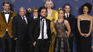 Emmys 2018 Game of Thrones Cast Backstage Full Press Conference [upl. by Dej]