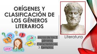 Géneros de la literatura Líricopoético Épiconarrativo y Dramático Origen y características [upl. by Karp]