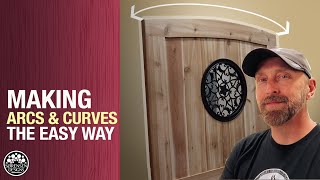 Making Arcs amp Curves The Easy Way  Woodworking [upl. by Josephine]