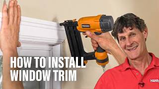 How to Install Window Trim [upl. by Tiffa72]