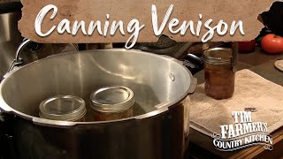 CANNING VENISON  Old Fashioned Pressure Canning Venison [upl. by Segal]